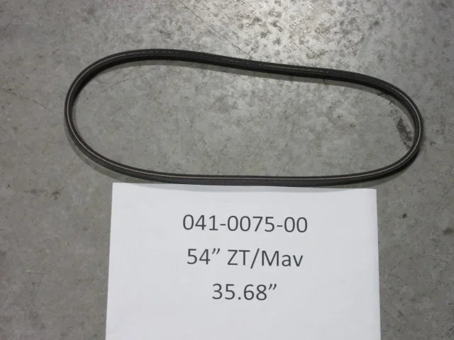 041-0075-00   2019 54" ZT/54" MZ/54" Outlaw Blower Belt
