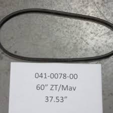 041-0078-00   60" ZT/ 61" Outlaw Blower Belt for 2019 Bagger