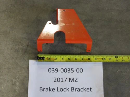 039-0035-22  MZ Brake Plate Assembly w/ Brake Cable